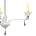 Lustre Cananéia Polietileno 86cm E-14 3 Lâmpadas Max 60w Bran
