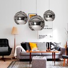 Lustre Candelabro 5 Braços Preto Pendente Cristal Acrílico Lm