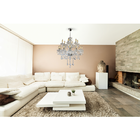 Lustre Candelabro Cristal Legítimo Maria Tereza Nice 18 Lâmpa