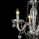 Lustre Candelabro De Cristal Maria Tereza - 3 Braços Âmbar