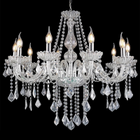 Lustre Candelabro Pendente Cristal Legitimo Luxo Cor Transpar