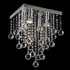 Lustre Classic Com Adornos Em Acrílico De Alto Brilho - Cor C