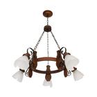 Lustre Country 945e Luminária Rústica 5 Lâmpadas Luminárias