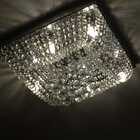 Lustre Cristal Legitimo  Pra Sala De Jantar 40x40 Suporte Par