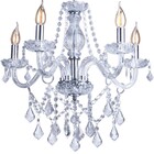 Lustre Cristal Legítimo Clássico 5 Braços Candelabro Maria Te
