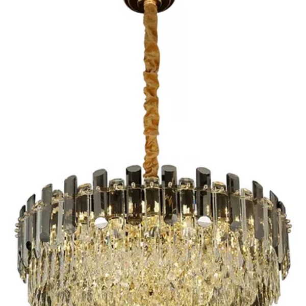 Lustre Cristal Legitimo Design Moderno Redondo 5x E14 42cm