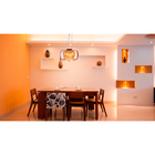 Lustre Cristal Legítimo Plafon Attractive 28cm Bivolt Âmbar 1