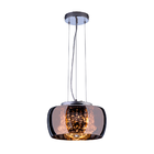 Lustre Cristal Legítimo Plafon Attractive 28cm Bivolt Cromado