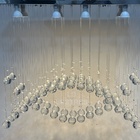 Lustre Cristal Moderno Para Mesa De Jantar Base Retangular Bi