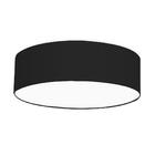 Lustre Cupula Dome 50x15cm Magnífico Preto