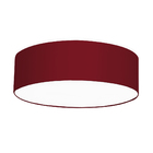 Lustre Cupula Dome 50x15cm Magnífico Vermelho