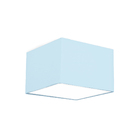 Lustre Cupula Dome Quadrado 30x20cm Azul