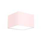 Lustre Cupula Dome Quadrado 30x20cm Rose