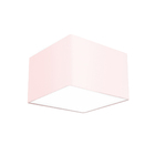Lustre Cupula Dome Quadrado 30x20cm Rose
