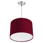 Lustre Cupula Pendente Dome 30x20cm Magnífico Bordo