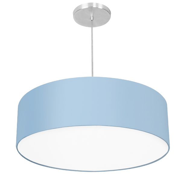 Lustre Cupula Pendente Dome 50x15cm Magnífico Azul