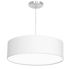 Lustre Cupula Pendente Dome 50x15cm Magnífico Branco
