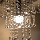 Lustre De Acrílico Alto Brilho Lâmpada Branco Quente Inclusa