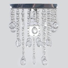 Lustre De Acrilico Belíssimo Para Sala Base De Inox 20x20cm 2