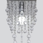 Lustre De Acrilico Belíssimo Para Sala Base De Inox 20x20cm 2