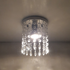 Lustre De Acrílico Cristal Alto Brilho Redondo Soquete E27