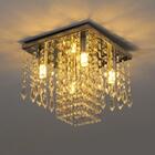 Lustre De Acrílico Para Salas E Quartos Pamplona Para 4 G9