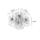 Lustre De Acrílico Para Salas E Quartos Pamplona Para 4 G9