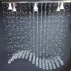 Lustre De Cristal,p/sala De Jantar,estar, Recepção, Com 90cm