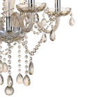 Lustre De Cristal 5 Braços - Maria Tereza Âmbar