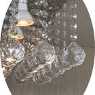 Lustre De Cristal Acrílico Alto Brilho Vai Montado 110v/220v