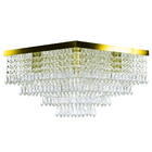 Lustre De Cristal Acrilico Dreamcrillic 40x40 Dourado Gold