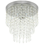 Lustre De Cristal Acrilico Manucrillic Com Lâmpada 3000k (br