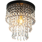 Lustre De Cristal Acrilico Manucrillic Preto Maravilhoso