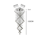 Lustre De Cristal Aomori 38x38x120cm Jp-Aomori-38