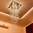 Lustre De Cristal Com Base 70x70cm 13 Lâmpadas Gu10bf Inclusa