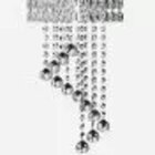 Lustre De Cristal Decorativo Crater Prata