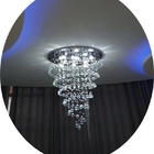 Lustre De Cristal Espiral Para Sala De Estar/jantar Com 1,20m