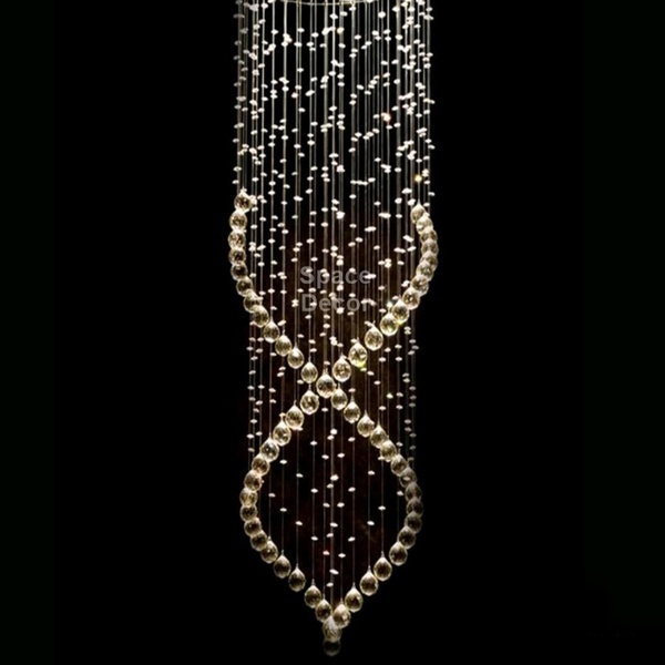 Lustre De Cristal K9 Para Sala 50cm Bivolt