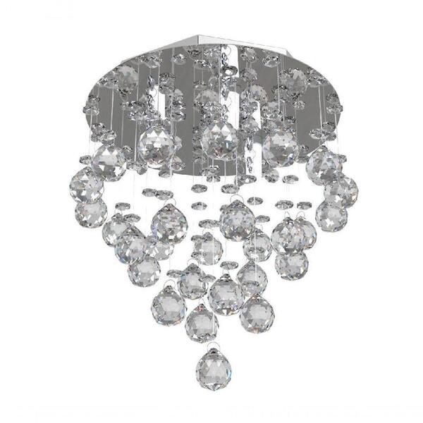 Lustre De Cristal Legitimo 23cm Corredor Lavabo Hall Entrada