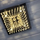 Lustre De Cristal Legítimo 30x30 Cm