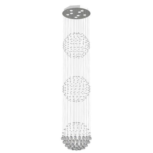 Lustre De Cristal Legitimo Altura 3,00 M