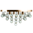 Lustre De Cristal Legitimo Classic Square 40x40 Cobre