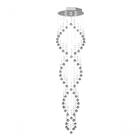Lustre De Cristal Legitimo Dna 42cm Dna42 Altura 2,50 M