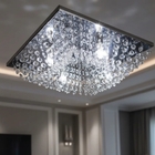 Lustre De Cristal Legítimo Egípcio Asfour Base Inox 20x20 Cm