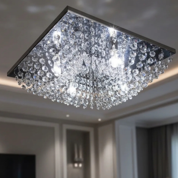 Lustre De Cristal Legítimo Egípcio Asfour Para Sala Quarto Ba