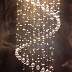 Lustre De Cristal Legítimo Espiral Com 2 Metros De Altura, Ba