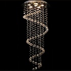 Lustre De Cristal Legítimo Espiral Com 3,20 Metros De Altura,