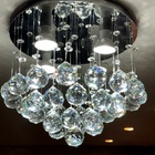 Lustre De Cristal Legítimo Redondo 30cm Diâmetro Até 30cm 30cm