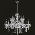 Lustre De Cristal Maria Thereza 12 Braços Cristal Bivolt