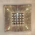 Lustre De Cristal P/ Sala Plafon Quadrado 60cm - Jp/kyoto/60